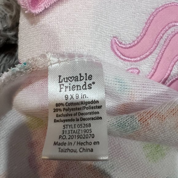 Luvable Friends Baby Hooded Towel with 4 Washcloths 30x30 NWOT - Picture 8 of 8